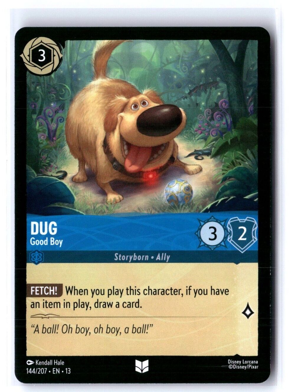 Dug - Good Boy Uncommon Attack of the Vine! 144/207 NM